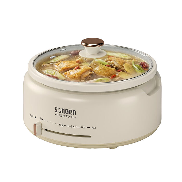 SONGEN松井 萬用烹煮電火鍋/料理鍋/電燉鍋/電煮鍋(SG-277HS)