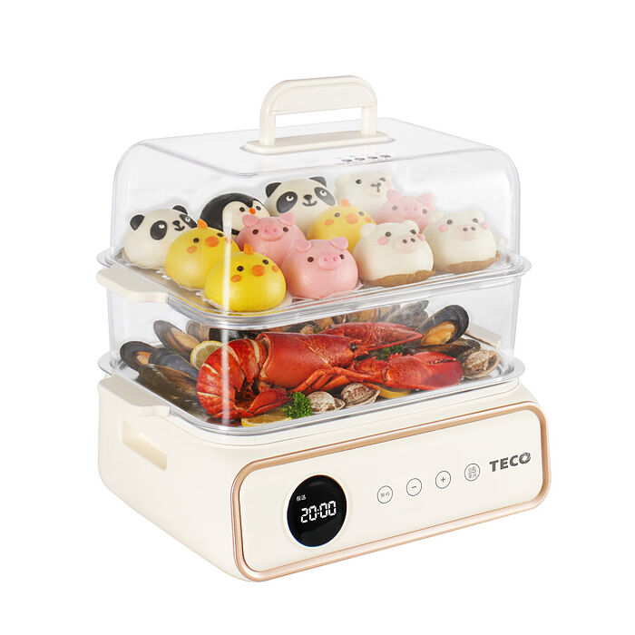 TECO東元 雙層蒸煮鍋/電火鍋/電蒸鍋/美食鍋/料理鍋(XYFYK900W)