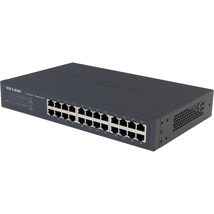 TP-LINK TL-SG1024D 24-Port Gigabit 商用 非管理型 交換器