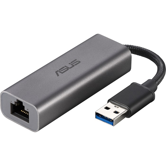 ASUS 華碩 USB-C2500 2.5G 高速 乙太網路卡 / USB 3.0 / 2.5GBaseT