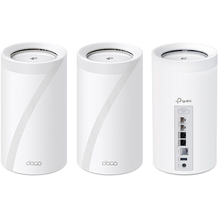 TP-LINK Deco BE85 三顆裝 BE22000 三頻 Mesh Wi-Fi 7 系統 無線網狀路由器 完整家庭Wi-Fi系統