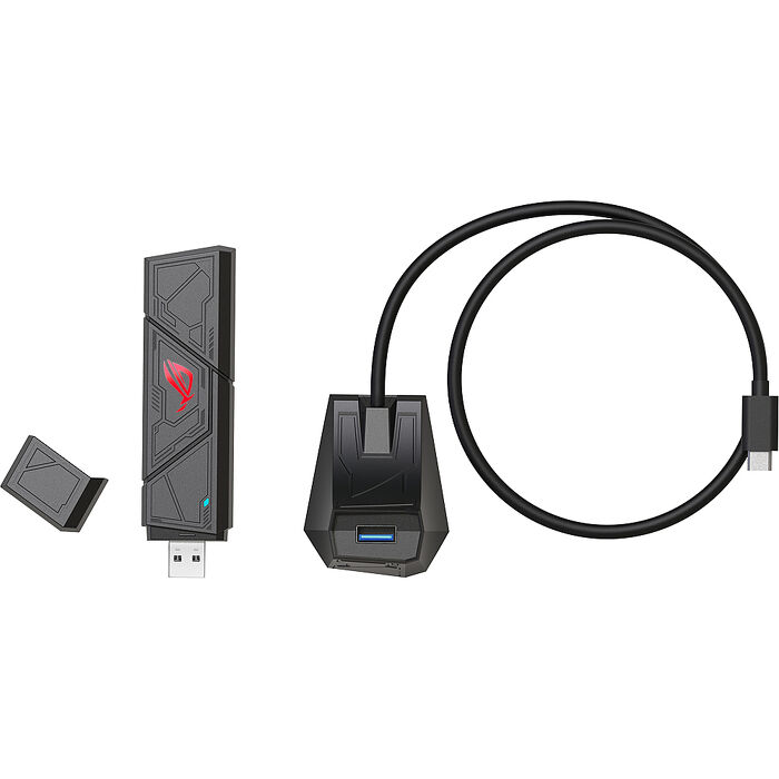 ASUS 華碩 ROG USB-BE92 802.11be BE6500 WiFi 7 三頻 無線網路卡(Wi-Fi) / USB 3.0
