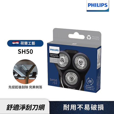 Philips 飛利浦 電鬍刀 刀頭 /刀網 SH50