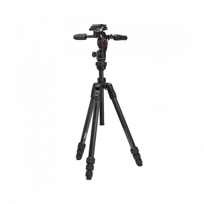 【Manfrotto】曼富圖 Befree GT 玄影三向雲台碳纖維三腳架 MKBFRTC4GTFB-3W 公司貨