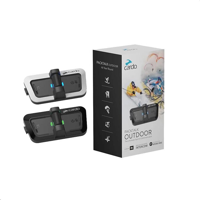 Cardo PACKTALK OUTDOOR 戶外運動通訊藍牙耳機 (雙入組)