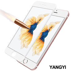 揚邑》Apple iPhone6/6s Plus 5.5吋 滿版軟邊鋼化玻璃膜3D曲面防爆抗刮保護貼