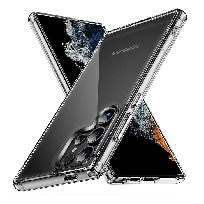揚邑》Samsung Galaxy S24 / S24+ / S24 Ultra 軟硬雙料抗衝擊太空殼四角防摔電鍍按鍵掛繩孔手機殼