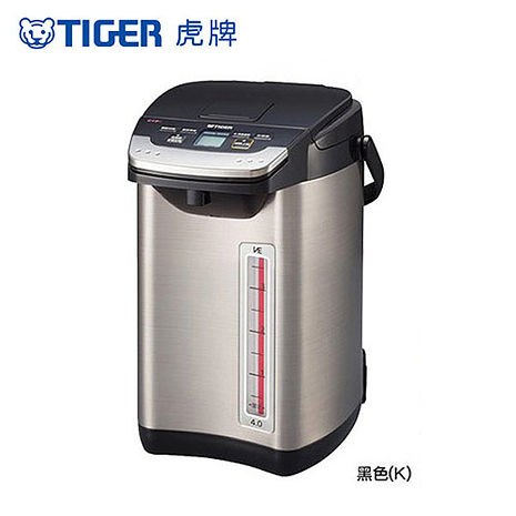 TIGER虎牌 4.0L無蒸氣VE節能真空熱水瓶 PIE-A40R