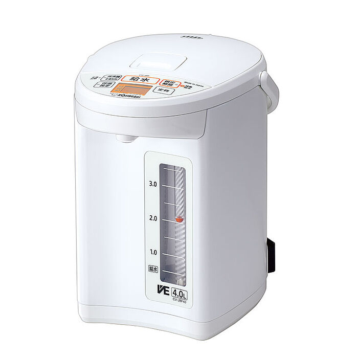 ZOJIRUSHI象印 4L微電腦VE真空保溫省電熱水瓶 CV-JBF40