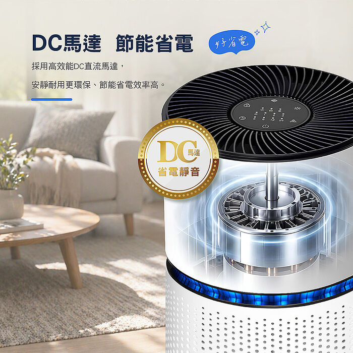 【CHIMEI奇美】淨光白空氣清淨機 AP-06DIWH