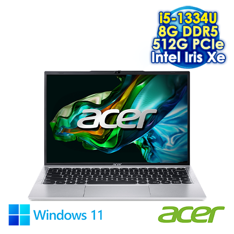 ACER Aspire Lite 14 AL14-52M 14吋筆電 (WUXGA IPS/i5-1334U/8G DDR5/512G SSD/WIN 11)
