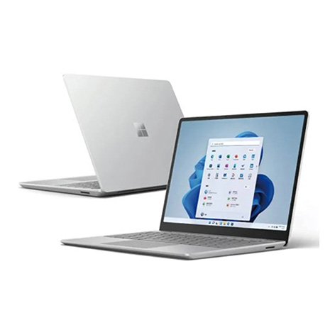 Microsoft 微軟 Surface Laptop Go 2 S 12.4吋輕薄觸控筆電-白金 國際版(i5-1135G7/8G DDR4 /256G SSD/W11)【國際版無中文鍵盤】