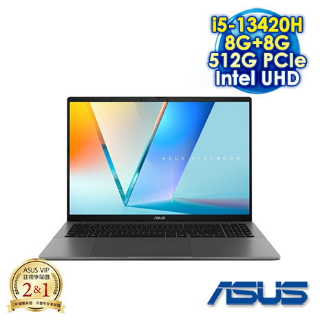 Vivobook S14 S3407VA 14吋筆電 (WUXGA IPS/Intel i5-13420H/8G+8G DDR5/512G PCIE SSD/WIN 11)