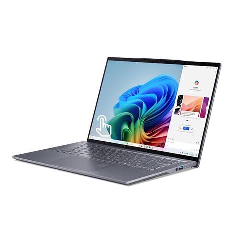 ACER Swift SF14-11T-X5F7 灰 14吋 AI觸控筆電 (WQXGA IPS 120Hz Touch/Snapdragon X Elite X1E 78 100/16G DDR5/512G PCIE SSD/WIN 11)