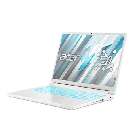 ACER Nitro V ANV14-61-R74R 白 14.5吋電競筆電 (WUXGA 120Hz IPS/R5-8645HS/16G+16G DDR5/512G SSD/RTX 4050 6G/WIN 11)【記憶體升級特仕版】