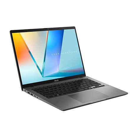 ASUS Vivobook S14 M3407HA-0042G270H 夜幕灰 14吋文書效能筆電 (2.5K IPS/AMD Ryzen 9 270/16G+16G DDR5/512G PCIE SSD/WIN 11)【記憶體升級特仕版】