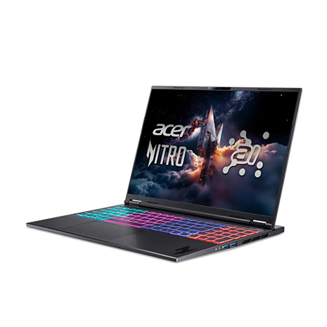 ACER Nitro AN16S-61-R23D 黑 16吋AI電競筆電 (WUXGA IPS 180Hz/AMD Ryzen AI 9 365/16G+16G DDR5/1T PCIe SSD/NVIDIA RTX 5070 8G/WIN 11)