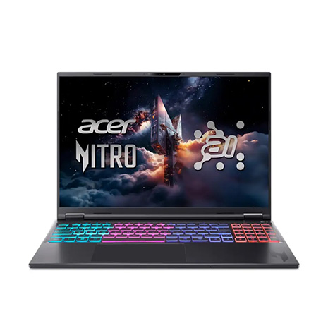 ACER Nitro AN16S-61-R23D 黑 16吋AI電競筆電 (WUXGA IPS 180Hz/AMD Ryzen AI 9 365/16G+16G DDR5/1T PCIe SSD/NVIDIA RTX 5070 8G/WIN 11)