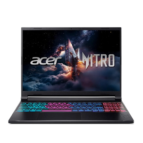 ACER Nitro V ANV16S-41-R5FT 黑 16吋電競筆電 (WUXGA IPS 180Hz/AMD Ryzen 5 240/16G DDR5/512G PCIE SSD/NVIDIA RTX 5060 8G/WIN 11)