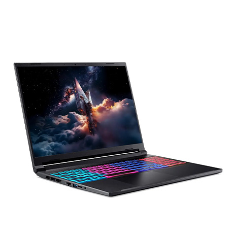 ACER Nitro V ANV16S-41-R5FT 黑 16吋電競筆電 (WUXGA IPS 180Hz/AMD Ryzen 5 240/16G DDR5/512G PCIE SSD/NVIDIA RTX 5060 8G/WIN 11)
