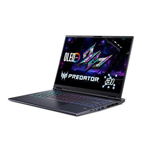 ACER Predator Helios Neo 14 PHN14-71-96GV 黑 14.5吋AI電競筆電 (WQXGA+ OLED 120Hz/Intel Ultra 9 285H/32G DDR5/1T+2T PCIE SSD/NVIDIA RTX 5070 8G/WIN 11)【硬碟升級特仕版】