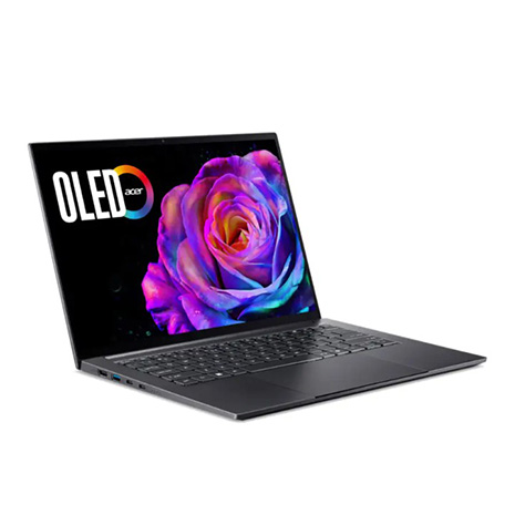 ACER Swift X 14 SFX14-73G-78HM 灰 14.5吋AI效能筆電 ( WQXGA+ OLED 120Hz/Intel Ultra 7 255H/32G DDR5/1T+2T PCIe SSD/RTX 5060 8G/WIN 11)【硬碟升級特仕版】