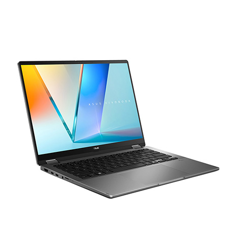【硬碟升級特仕版】ASUS Vivobook 14 Flip TP3407SA-0043G226V 夜幕灰 14吋翻轉觸控筆電 (Touch FHD OLED/Intel Ultra 5 226V/16G DDR5/4T PCIe SSD/WIN 11)