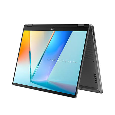 【硬碟升級特仕版】ASUS Vivobook 14 Flip TP3407SA-0043G226V 夜幕灰 14吋翻轉觸控筆電 (Touch FHD OLED/Intel Ultra 5 226V/16G DDR5/4T PCIe SSD/WIN 11)