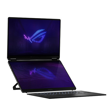 ASUS ROG Zephyrus Duo GX651AX-0022B386H-NBLO 星曜灰 16吋雙螢幕電競筆電 (3K OLED 120Hz/Intel Ultra 9 386H/64G DDR5/2T PCIE SSD/NVIDIA RTX 5090 24G/WIN 11)