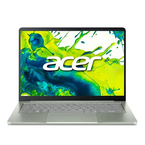 ACER Swift Air SFA14-I31-35YN 綠 14吋AI輕薄筆電 (WUXGA IPS 120Hz/Intel Core 3 304/8G DDR5/512G PCIe SSD/WIN 11)
