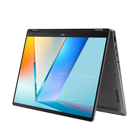 ASUS 華碩 Vivobook 14 Flip TP3407AA-0033G355 夜幕灰 14吋翻轉觸控筆電 (WUXGA OLED/Intel Core Ultra 7 355/16G DDR5/512G PCIe SSD/WIN 11)