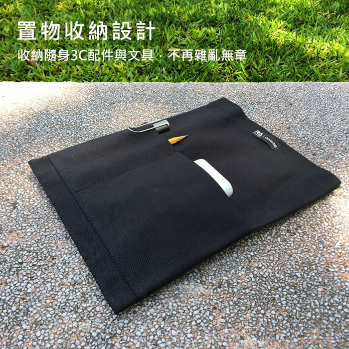 【Rolling-ave.】Canvas bag 磁吸帆布平板電腦保護袋for  iPad Pro 11吋 / iPad 9.7吋 / iPad  10.2吋 / iPad 10.5吋 / iPad mini 相容