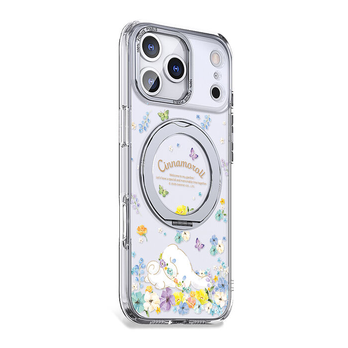 三麗鷗 iPhone 17/16/15/14/13/12系列 360旋轉磁吸立架手機殼-午覺大耳狗
