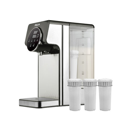 法國-阿基姆AGiM 升級版PLUS 生飲級瞬熱式淨水器/瞬熱淨水飲水機/開飲機(附濾芯)  IW-2701+3入濾芯組 震旦代理