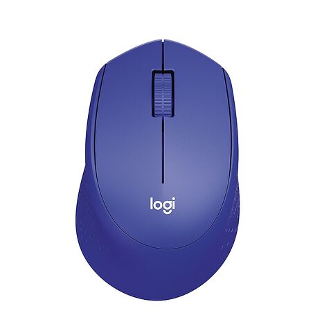 Logitech 羅技 M331 靜音滑鼠-藍