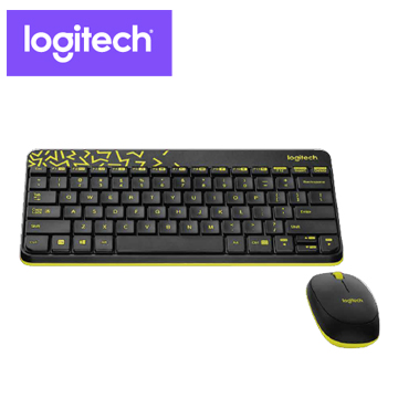 Logitech 羅技 MK240 NANO 無線鍵鼠組-黑