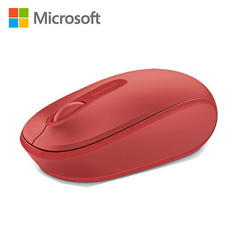 Microsoft 微軟1850 無線行動滑鼠 火焰紅