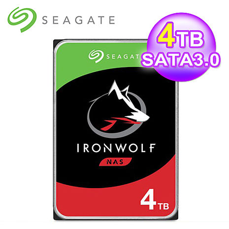 Seagate 希捷 IronWolf 那嘶狼 4TB 3.5吋 NAS硬碟 (ST4000VN008)