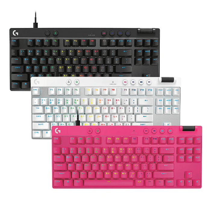 Logitech G Pro X TKL Rapid 磁性類比式鍵軸有線電競鍵盤