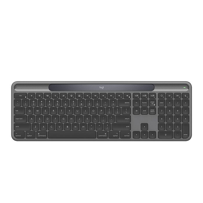 Logitech 羅技 Slim Solar+ K980 光能無線鍵盤 石墨灰