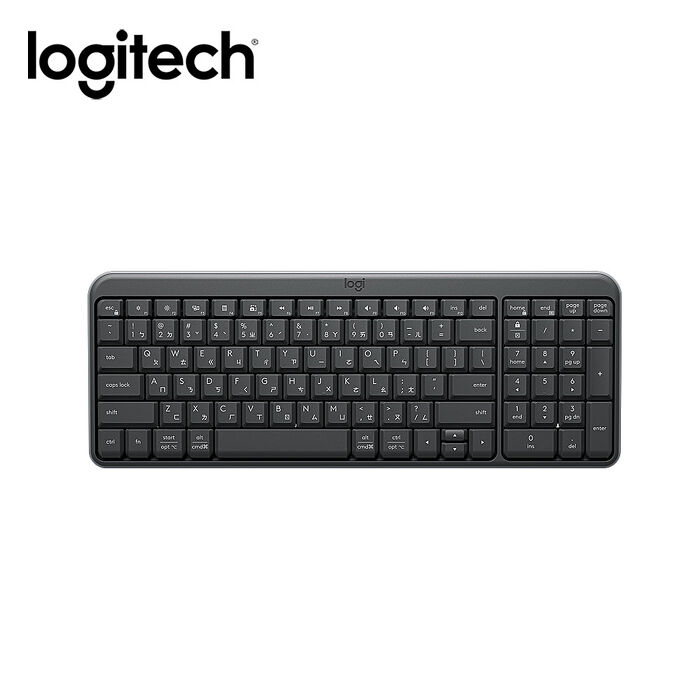 Logitech 羅技 K250 無線藍牙鍵盤 石墨黑