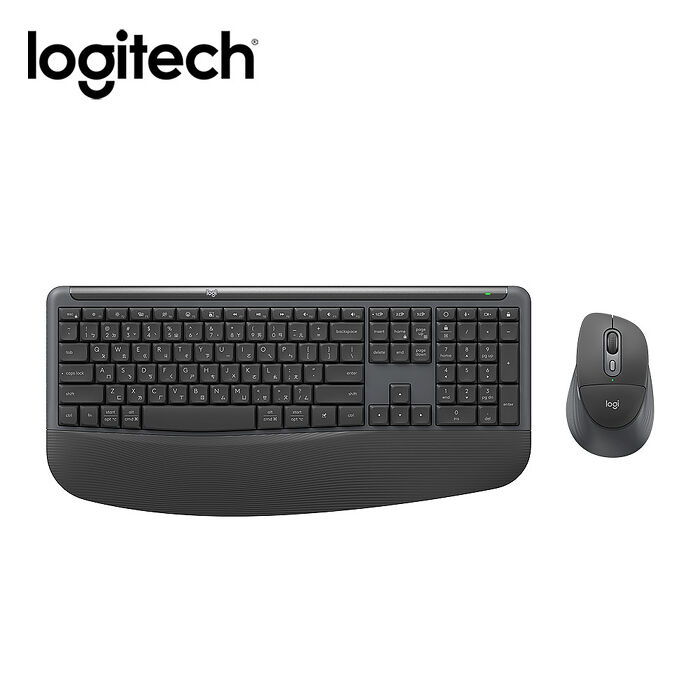 【Logitech 羅技】MK880多工無線鍵盤滑鼠組 黑色