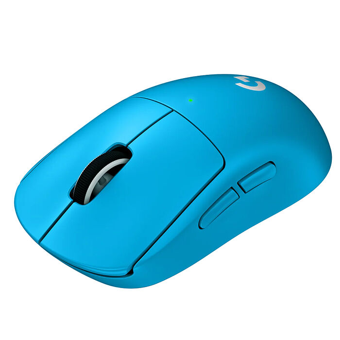 【Logitech 羅技】G PRO X 無線輕量滑鼠二代｜電光藍