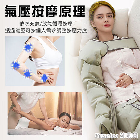 沛莉緹Panatec 氣壓式手臂腰部按摩儀器 F-113 (通過台灣BSMI認證)