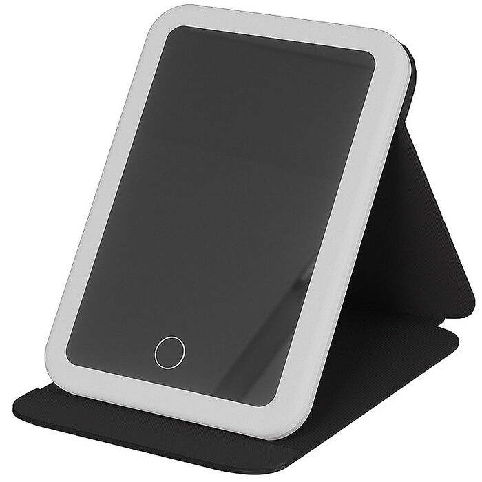 沛莉緹Panatec LED補光折疊化妝鏡-小尺寸 K-536 高清美妝鏡 觸控式補妝鏡 梳妝鏡 桌面鏡