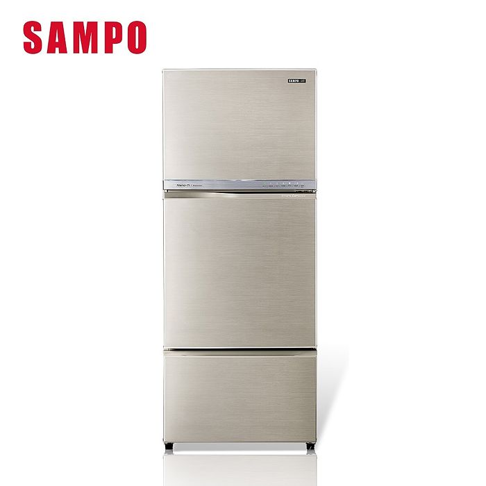 SAMPO 聲寶 605L三門變頻冰箱 SR-C61DV-Y5 -含基本安裝+舊機回收