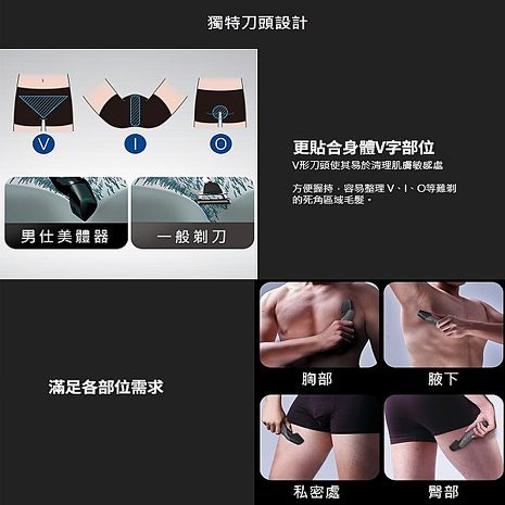 Panasonic 國際牌 男仕防水充電式美體器 ER-GK81-S -.