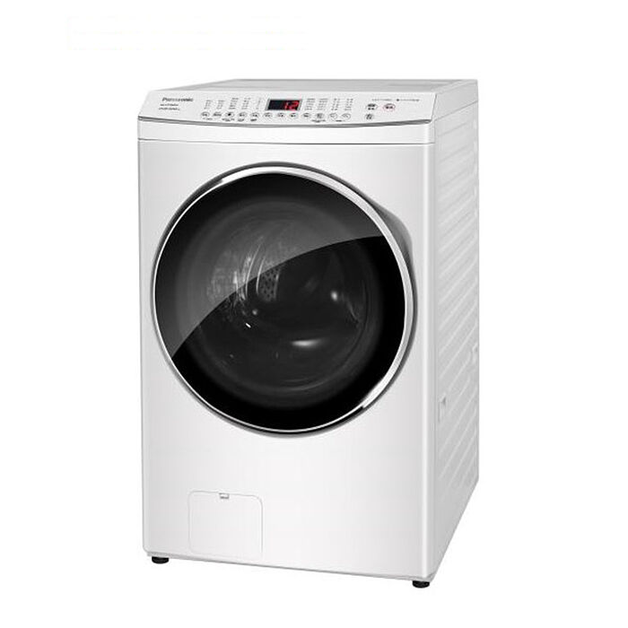 【Panasonic 國際牌】15KG滾筒洗脫烘晶鑽白洗衣機(NA-V150MDH-W) -含基本安裝+舊機回收