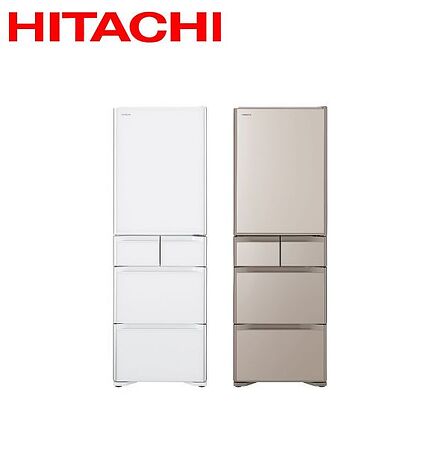 (員購)Hitachi 日立 日製五門407L變頻琉璃冰箱 RSG420J - 含基本安裝+舊機回收