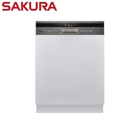 (福利品) SAKURA 櫻花 半嵌式洗碗機 MW7709 - 含基本安裝無舊機回收